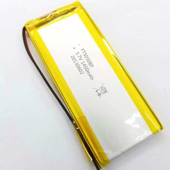 Bestseller Produkte Batterie Shenzhen Fabrik 1450mAh anpassbare wiederaufladbare Lithium-Batterie für elektronische Geräte