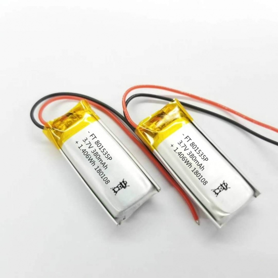 801535 3,7 V 380mAh wiederaufladbare Lithium-Polymer-Batterie Headset MP3 Digital Produkte