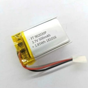 Großhandelsqualität 500mah 3.7v nachladbare zurückführbare Lithium ploymer Batterie 902030p