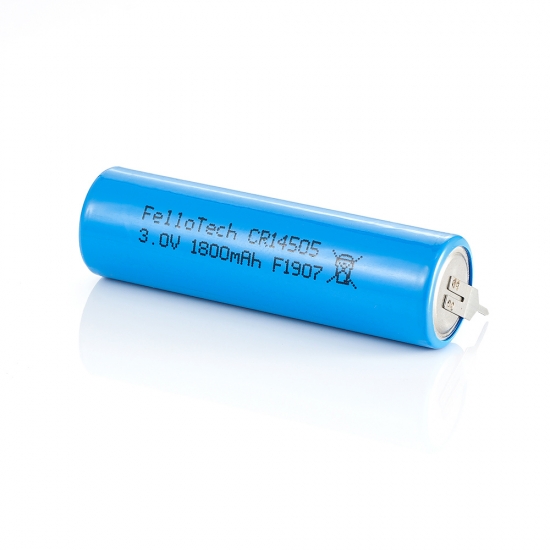 limno2 batterie mit 3.0v 1800mah 1 / 2aa größe cr14505bl