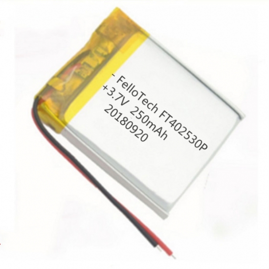 kundenspezifische lipo batterie 250mah ft402530p 3.7v lithium polymer akku