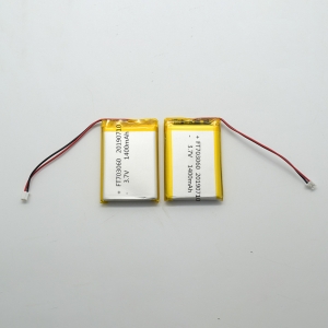 3,7 V 1400 mAh Li-Polymer-Batterien ft703060p