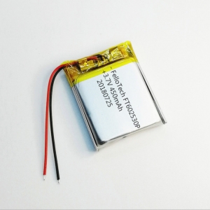 3,7 V 450 mAh Li-Polymer-Batterien ft602530p