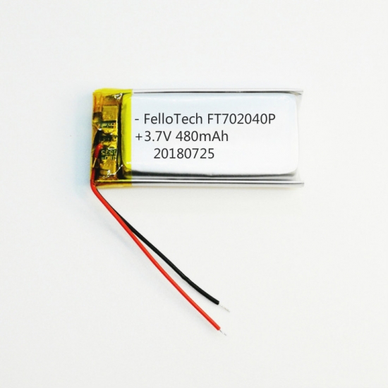3,7 V 480 mAh ft702040p Lithium-Polymer-Batterie