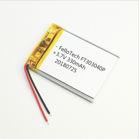 3,7 V 330mAh Lipo-Batterien ft303040p mit UL-Zertifikat