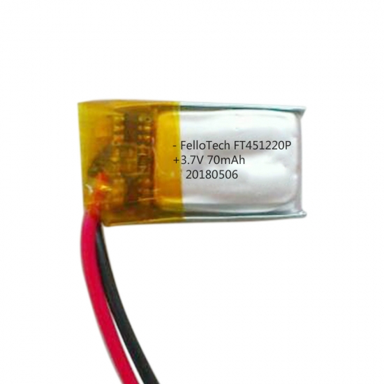 3,7 V Lihtium Polymer Bluetooth Player Akku ft451220p