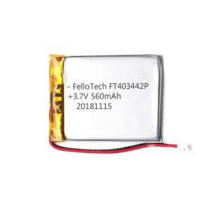 3,7 V 560 mAh Li-Polymer-Batterien ft403442p