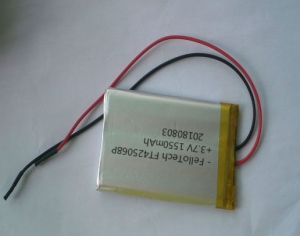 3,7 V 1550 mAh ft425068p Lithium-Polymer-Batterie