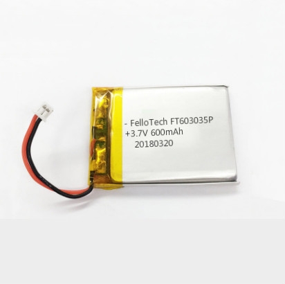 3,7 V 600 mAh Li-Polymer-Batterien ft603035p