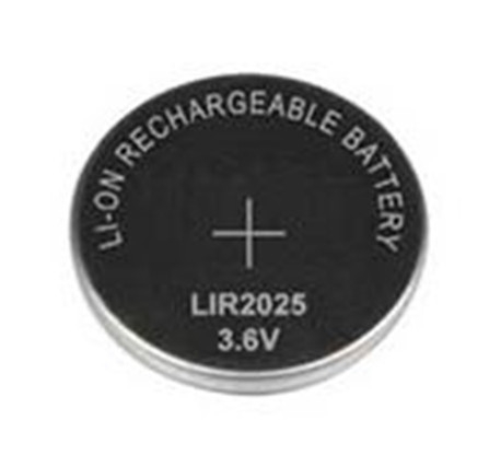 3.6V button cell LIR2025
