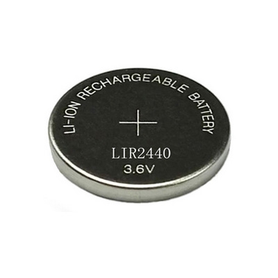 LIR2440 li-ion rechargeable button cell