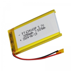 3,7 V 2050 mAh Li-Polymer-Batterien ft634169p