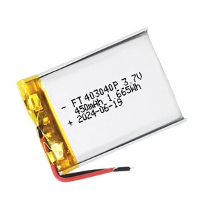 3,7 V 450 mAh Lipol-Batterien ft403040p