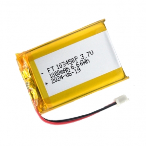 1800 mah 3,7 v li-polymer akku ft103450p mit ul zertifikat