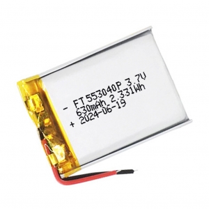 3,7 V 630 mAh ft553040p Lithium-Polymer-Batterie