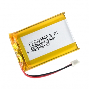 3,7 V 1200 mAh Lithium-Polymer-Batterien ft653450p