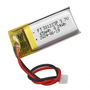 3.7v 65mah bluetooth Kopfhörer lipo Batterien ft381223p