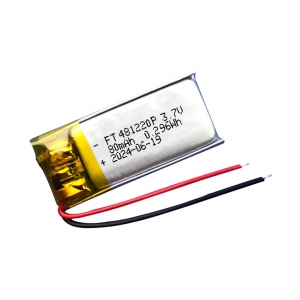 3.7v 80mah ft481220p Lithium-Polymer-Batterie