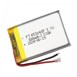 3,7 V 600 mAh Lihtium-Polymer-Batterie ft453048p