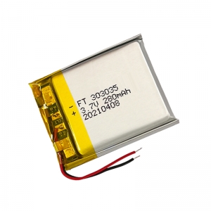 3,7 V 280 mAh Li-Polymer-Akku ft303035p