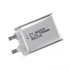 iec62133 un38.3 msds wiederaufladbare Li-Polymer-Batterie 3.7v 700mah 802535 ultradünn
