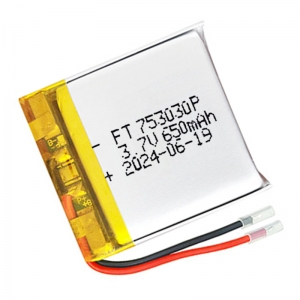 heißer Verkauf 3.7v kleiner lipo Batterie OEM 753030 650mah