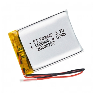 3.7v 1100mah ft703442p Lithium-Polymer-Batterie