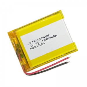 ft603746p 1200mah 3,7 V Lithium-Polymer-Akku für Plastikspielzeug
